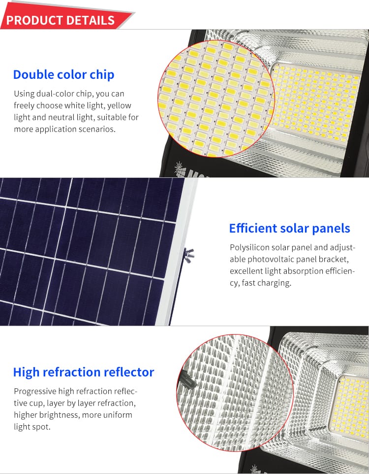 MD-PT08 Solar Flood Light Details