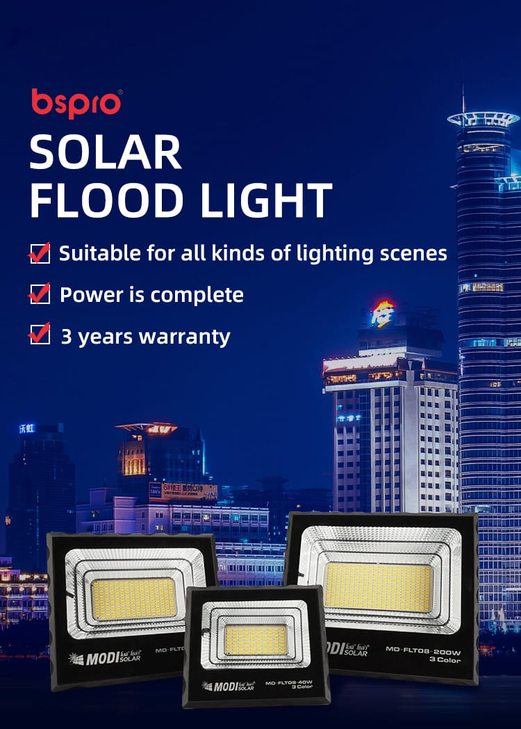 MD-PT08 Solar Flood Light Poster