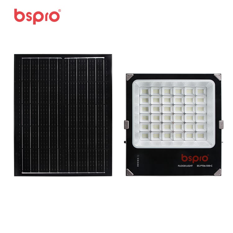 V-FLT24 500W solar flood light 2600LM outdoor waterproof IP65 LED