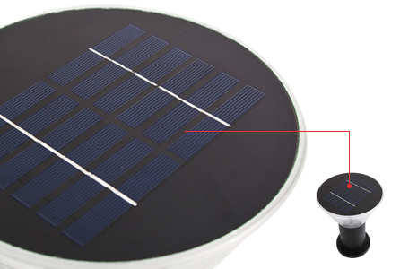 BS-CT4008R solar bollard light CT4008R details 2 detail