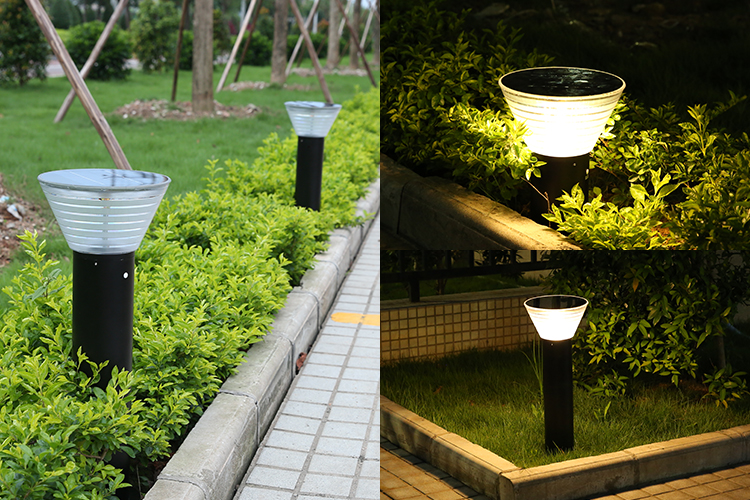 BS-CT4008R solar bollard light CT4008R scene 2 detail