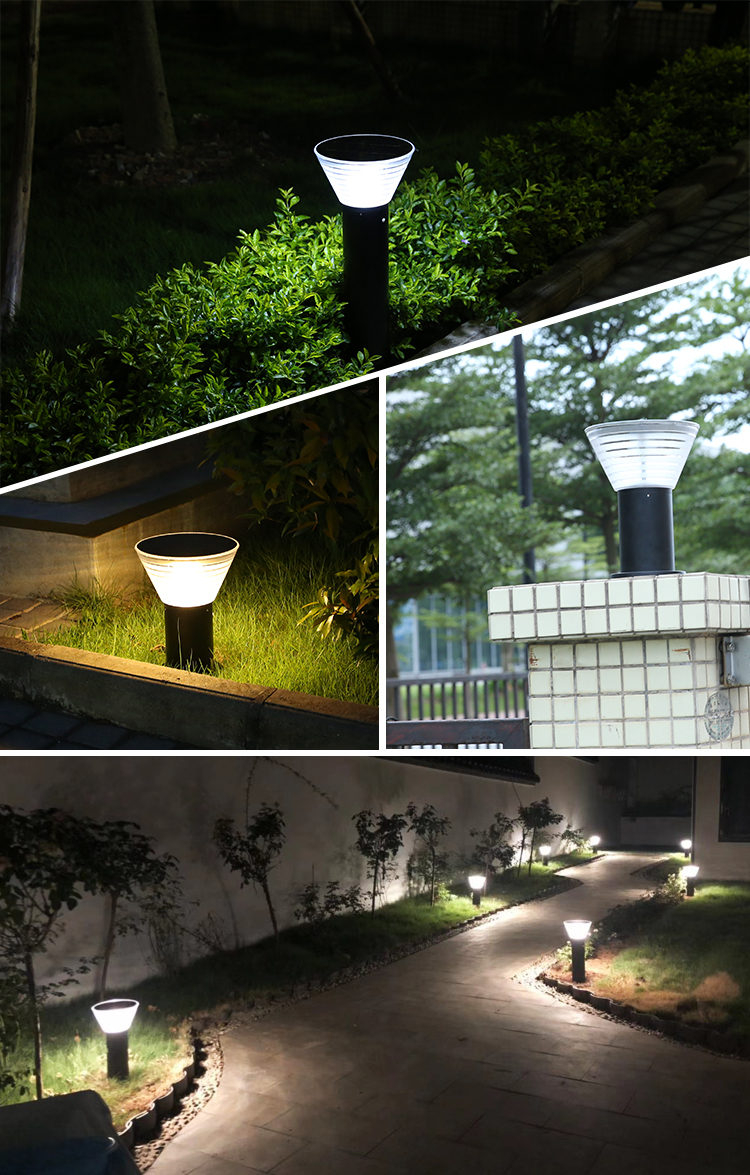 BS-CT4008R solar bollard light CT4008R scene 3 detail