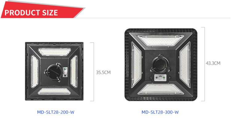 MD-SLT28 solar garden light Parameter detail