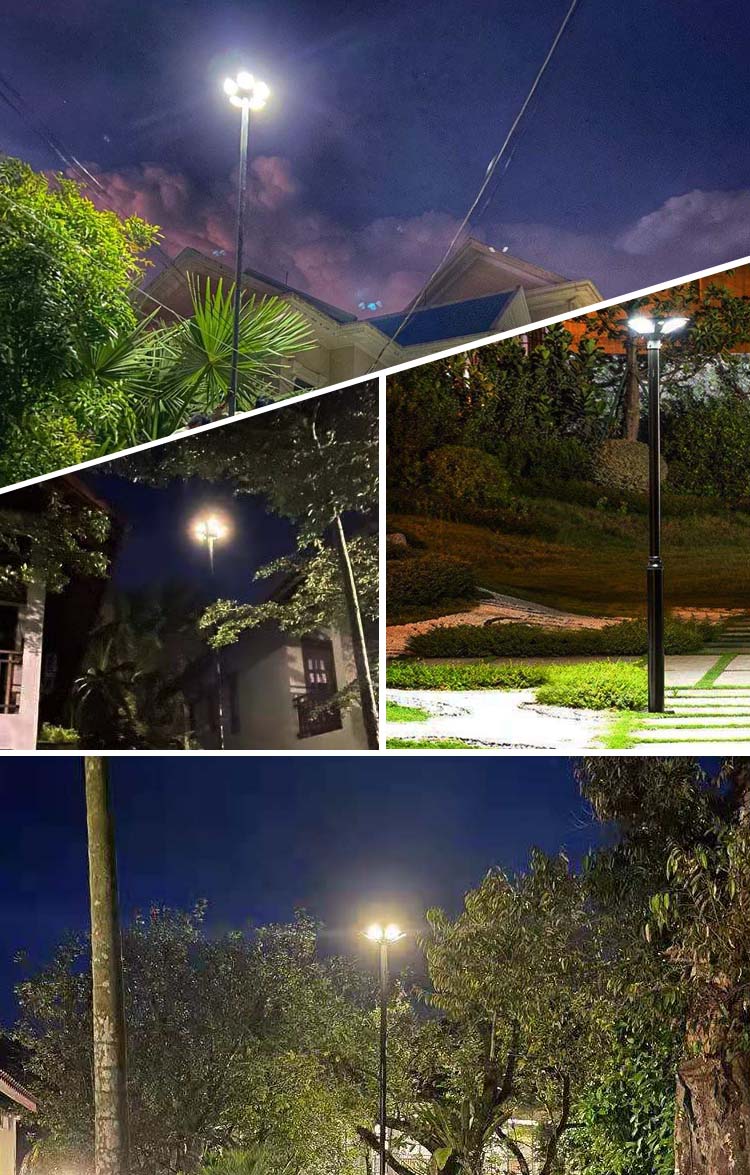 MD-SLT28 solar garden light scene detail